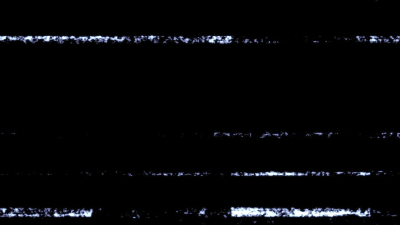 흑색 화면과  ⁇ 색 박동선 간섭