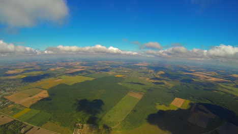 skydiving view