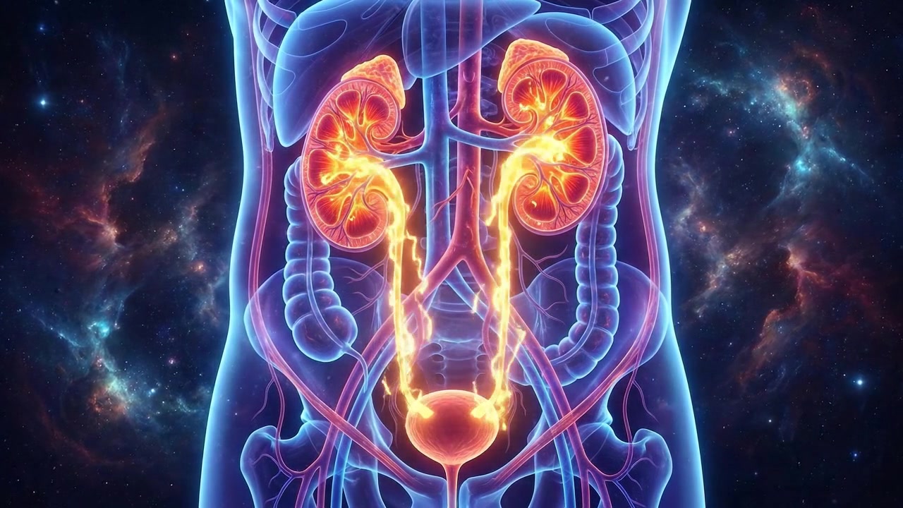 Medical Animation of Human Urinary System Function