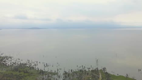 aerial view of naivasha lake republic of kenya, east africa