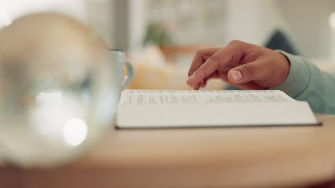 손, 책 을 읽는 사람 또는 성서 연구