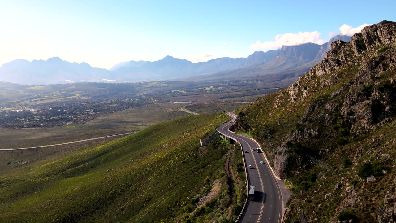 Scenic Mountain Road Landscape