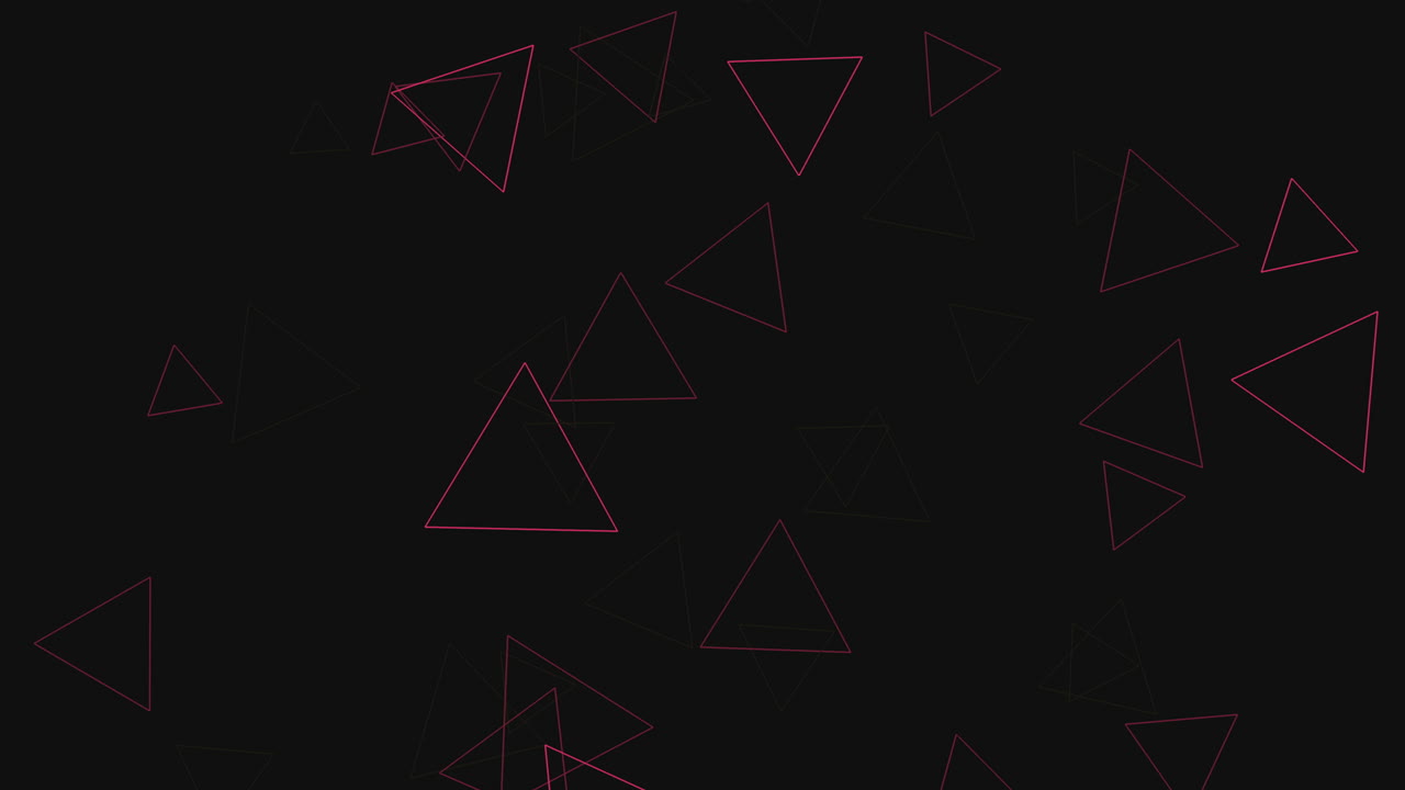 triángulos rojos vibrantes en patrón de zigzag sobre un fondo negro