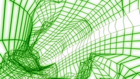 abstract geometric wireframe design