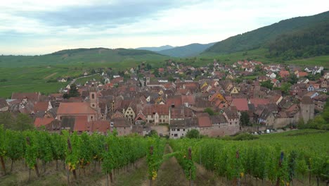 Seit-Jahrhunderten-Gelingt-Es-Der-Prächtigen-Stadt-Riquewihr,-Die-Qualität-Ihrer-Architektur-Mit-Der-Qualität-Ihrer-Weltberühmten-Weine-Zu-Verbinden