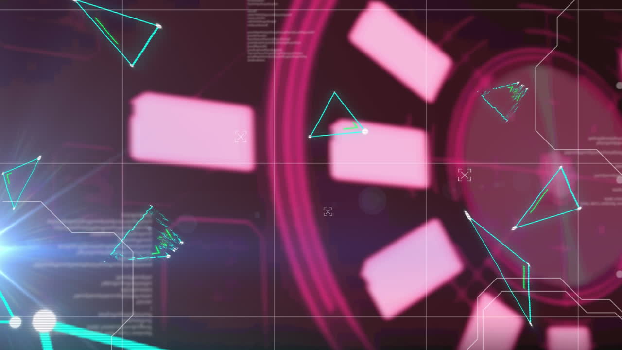 스 ⁇  스캐닝과 그리드에 대한 데이터 처리 애니메이션