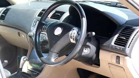 used car interior