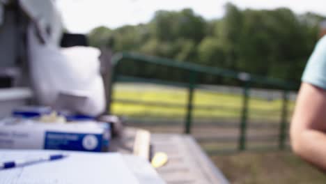 vet preparing shots for cattle in north carolina