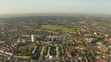 Aerial-shot-towards-Hampstead-Heath-park