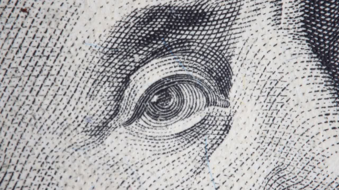 dinero de papel dólares euros cuadro por cuadro animación hiperlapso