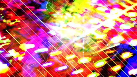 textura de arco iris abstracta brillante y brillante - animación de fondo de movimiento de bucle sin costuras de 4k