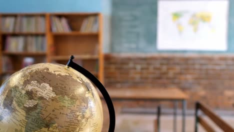 globo en el aula en la escuela 4k