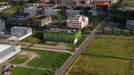 Data center in Groningen, The Netherlands, B2B cloud services infrastructure, aerial video