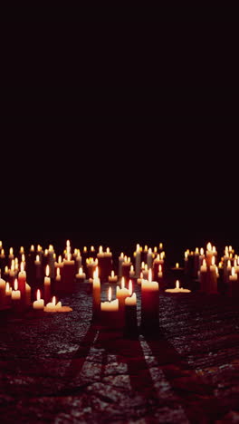 candles in the dark