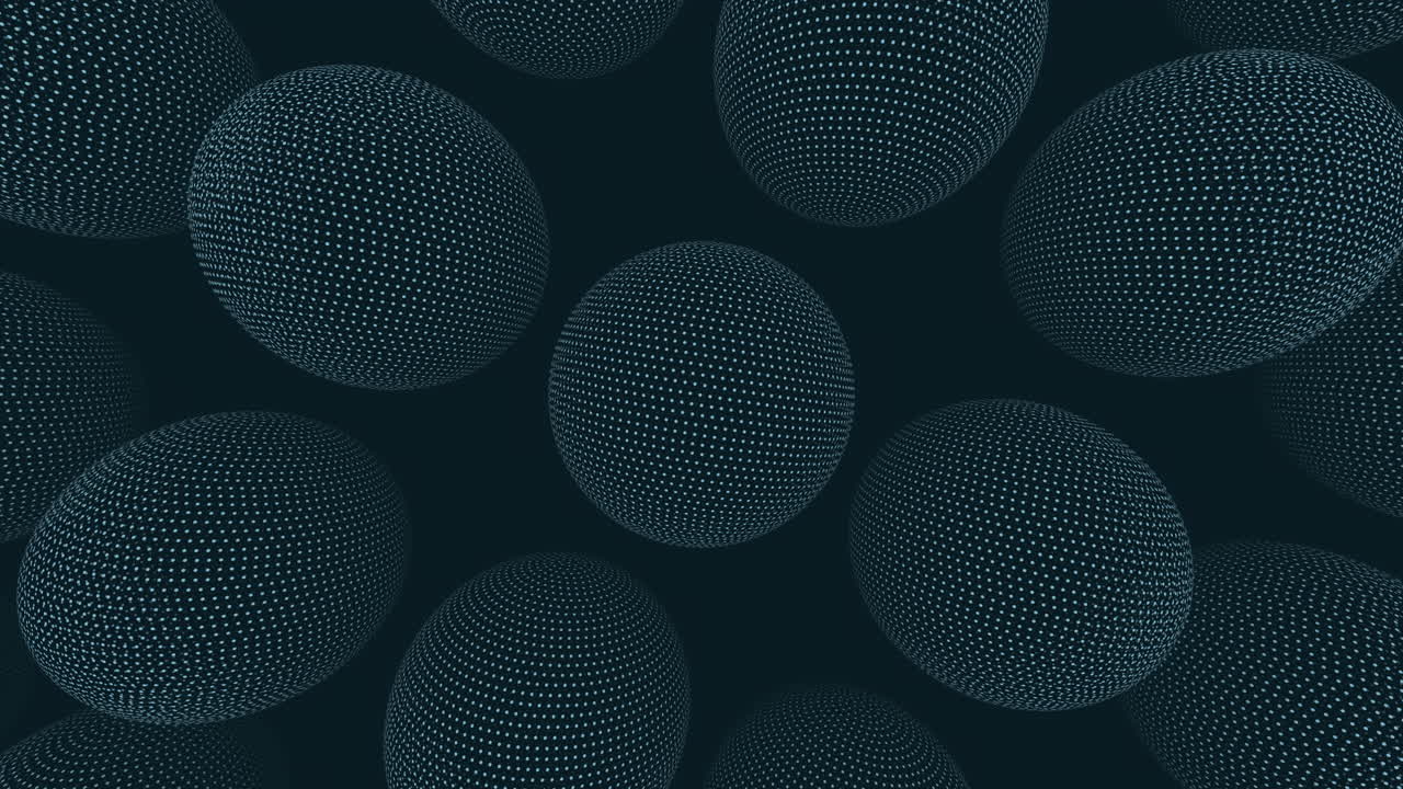 Black circle pattern on dark background