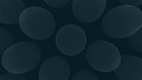 black circle pattern on dark background