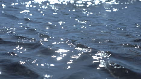 Blue-water-with-small-waves-and-ripples-in-slow-motion