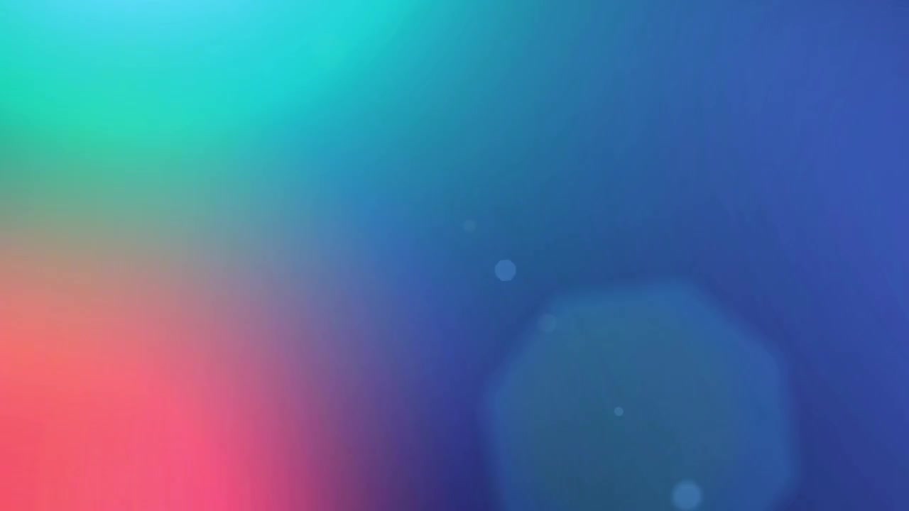 Vibrant Light Leak and Lens Flare Transition with Shifting Color Gradient