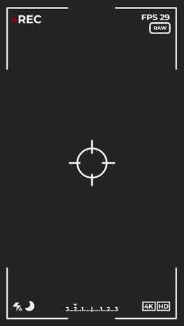Motion Graphic of Rec interface background