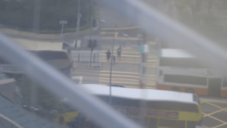 building glass wall reflection in hk 1