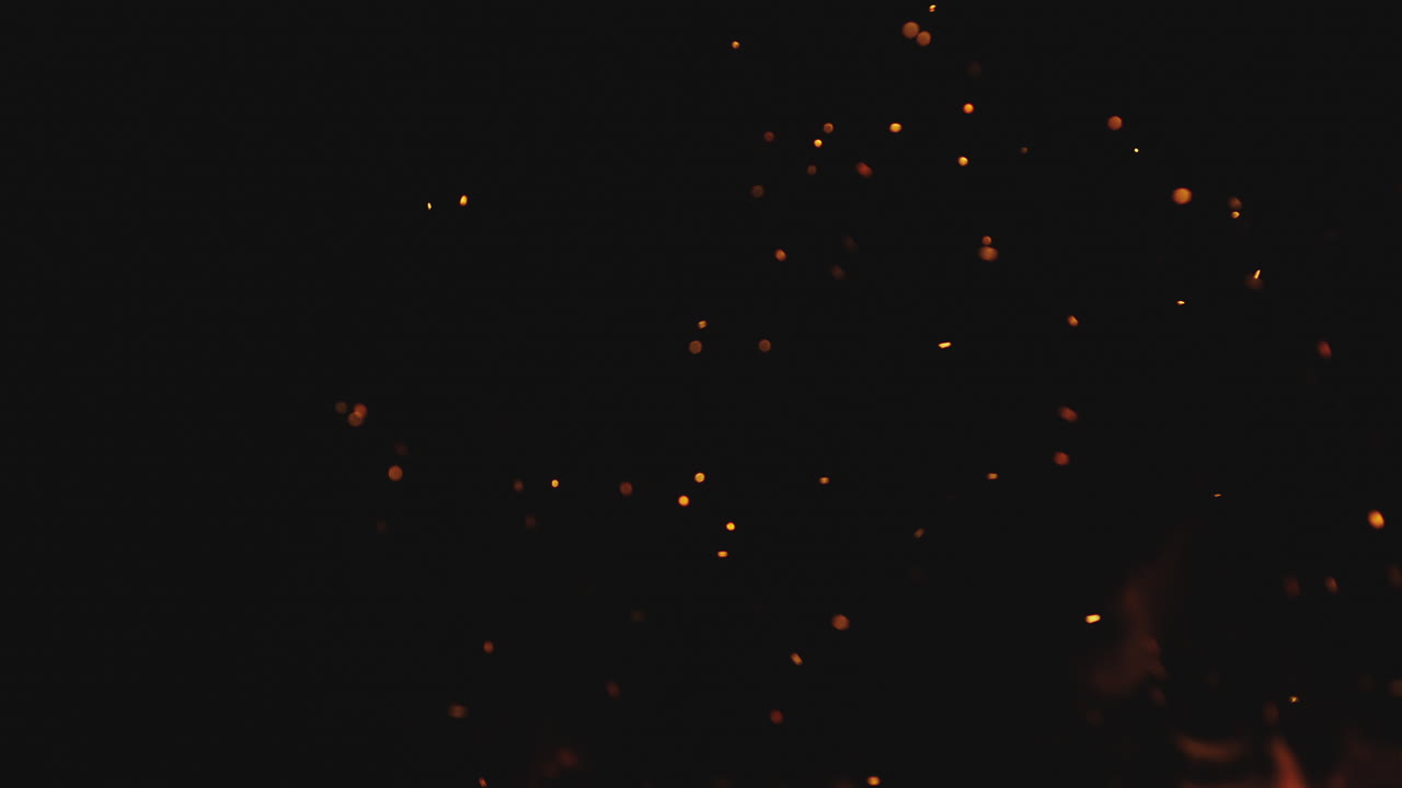 Abstract sparks on a dark background