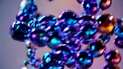 burbujas abstractas de colores
