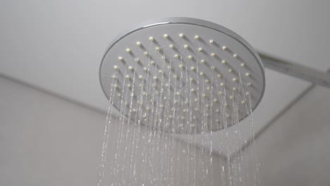 modern round shower head