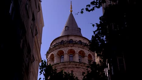 galata tower from istanbul turkey.