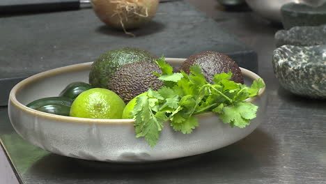 ingredients for guacamole