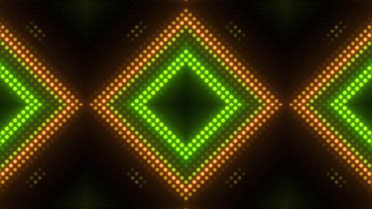 patrón de luz geométrico abstracto