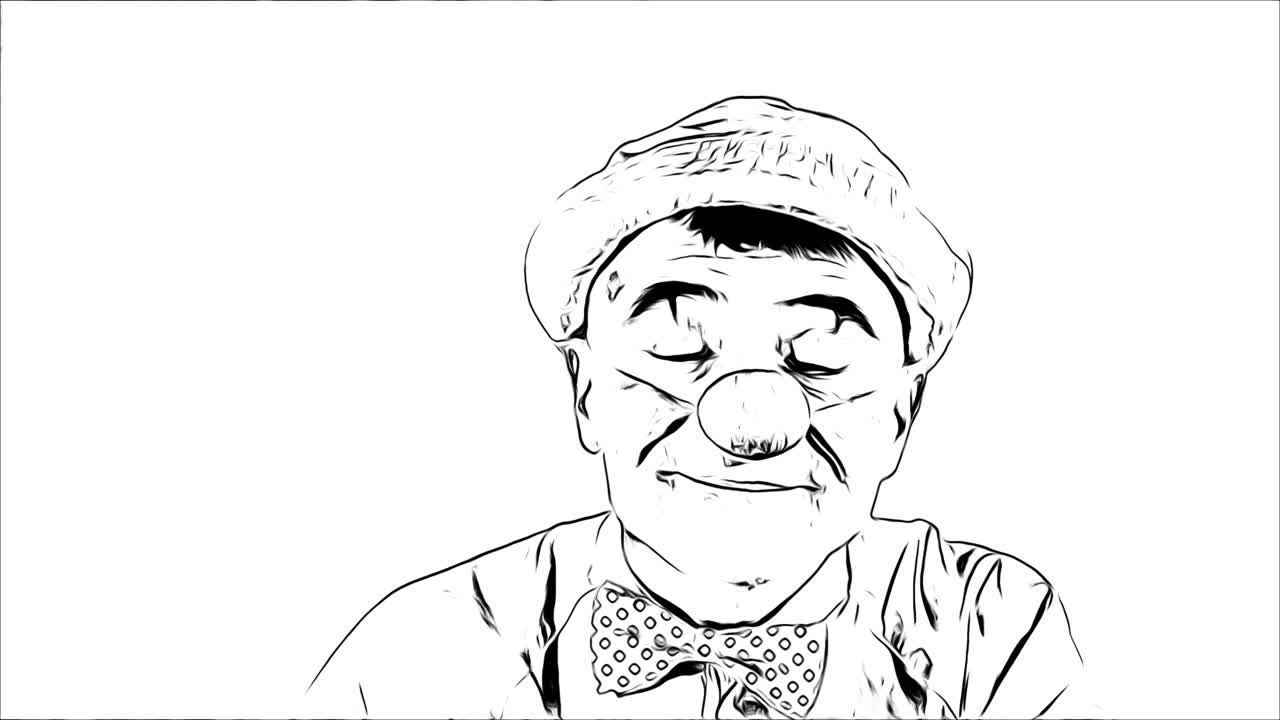 эмодзи клоун мультфильм