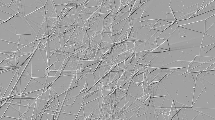 3D background based on three-dimensional extrusion on the plane