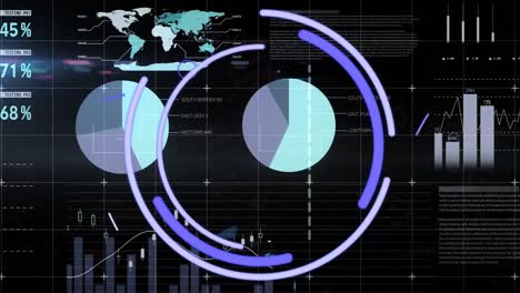 Animation-Von-Statistiken-Und-Datenverarbeitung-über-Raster