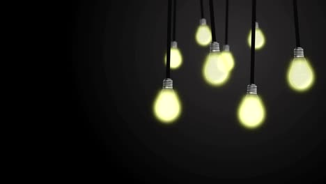 bulb lights - abstract - background - loopable