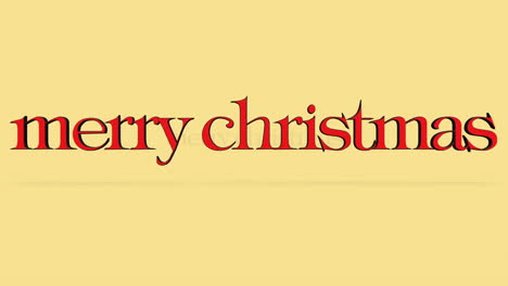 Rolling-Merry-Christmas-text-on-yellow-gradient