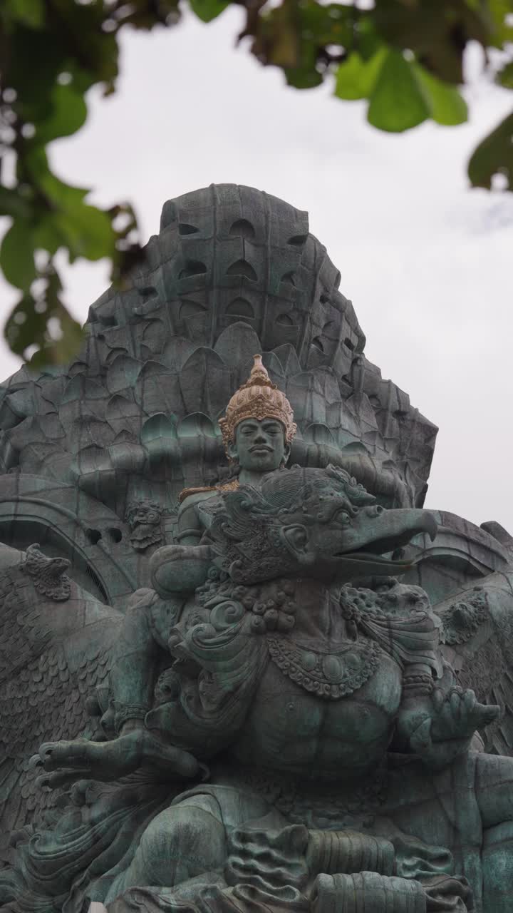 Low angle view of Garuda Wisnu Kencana statue