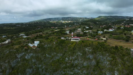 Lighthouse-at-Lover's-Leap-in-St.-Elizabeth,-Jamaica