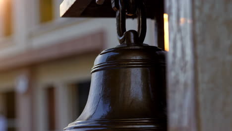 dark brown hanging bell