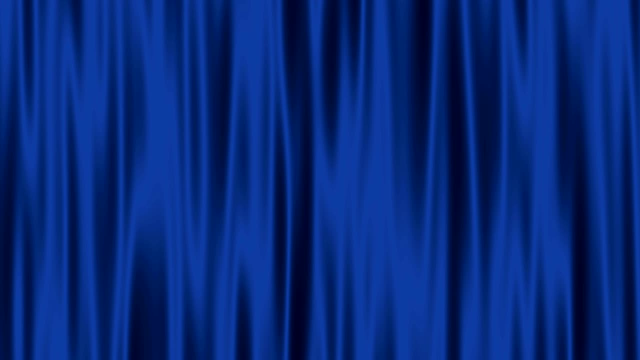 cortina de terciopelo ondulante tela de movimiento de fondo bucle azul