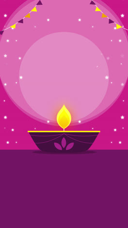 diwali diya illustration