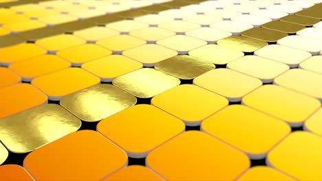 renderización 3d abstracta con cubos, fondo animado con formas geométricas en movimiento. video 4k sin costuras.