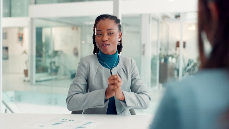 Job Interview and Handshake