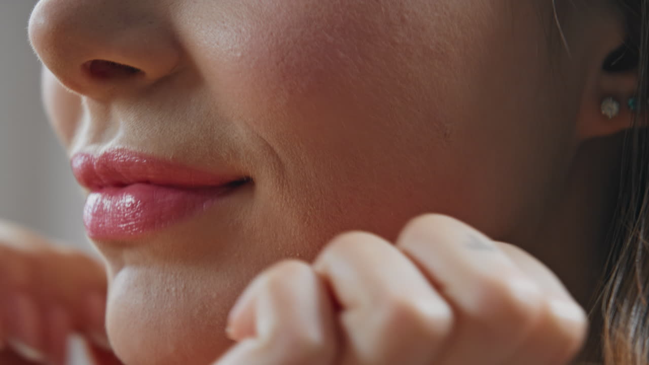 Close-up of a woman's face