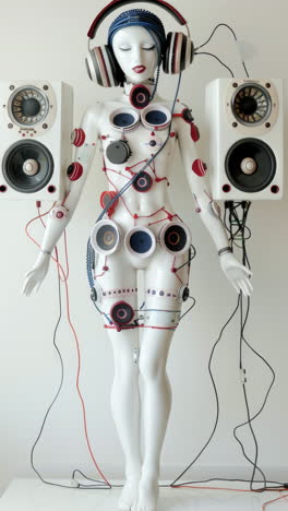 porcelain-female-statue-dolls-with-audio-speakers-and-headphones-made-with-AI