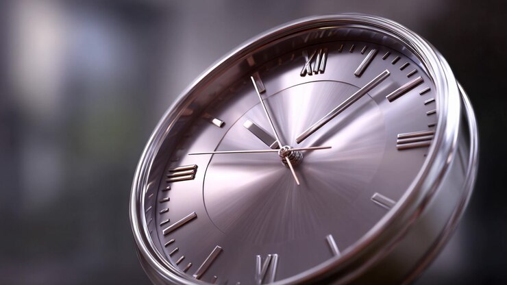 Close-up of a classic timepiece showcasing elegant design and intricate details, highlighting its polished surface and precise mechanics in a beautifully blurred background.