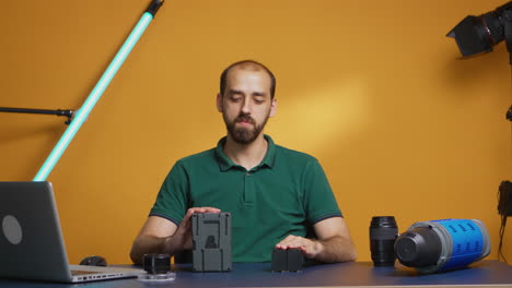 revisión de las baterías de grabación