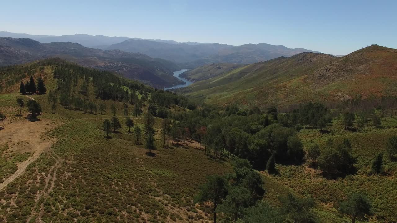 Riprese con drone di un meraviglioso paesaggio naturale