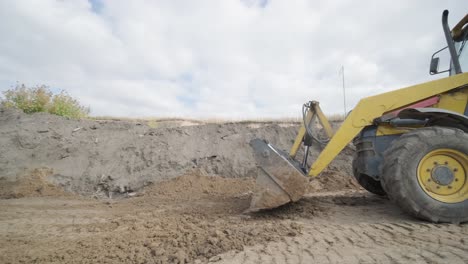 trabajos de excavación con tractores, compactación del suelo