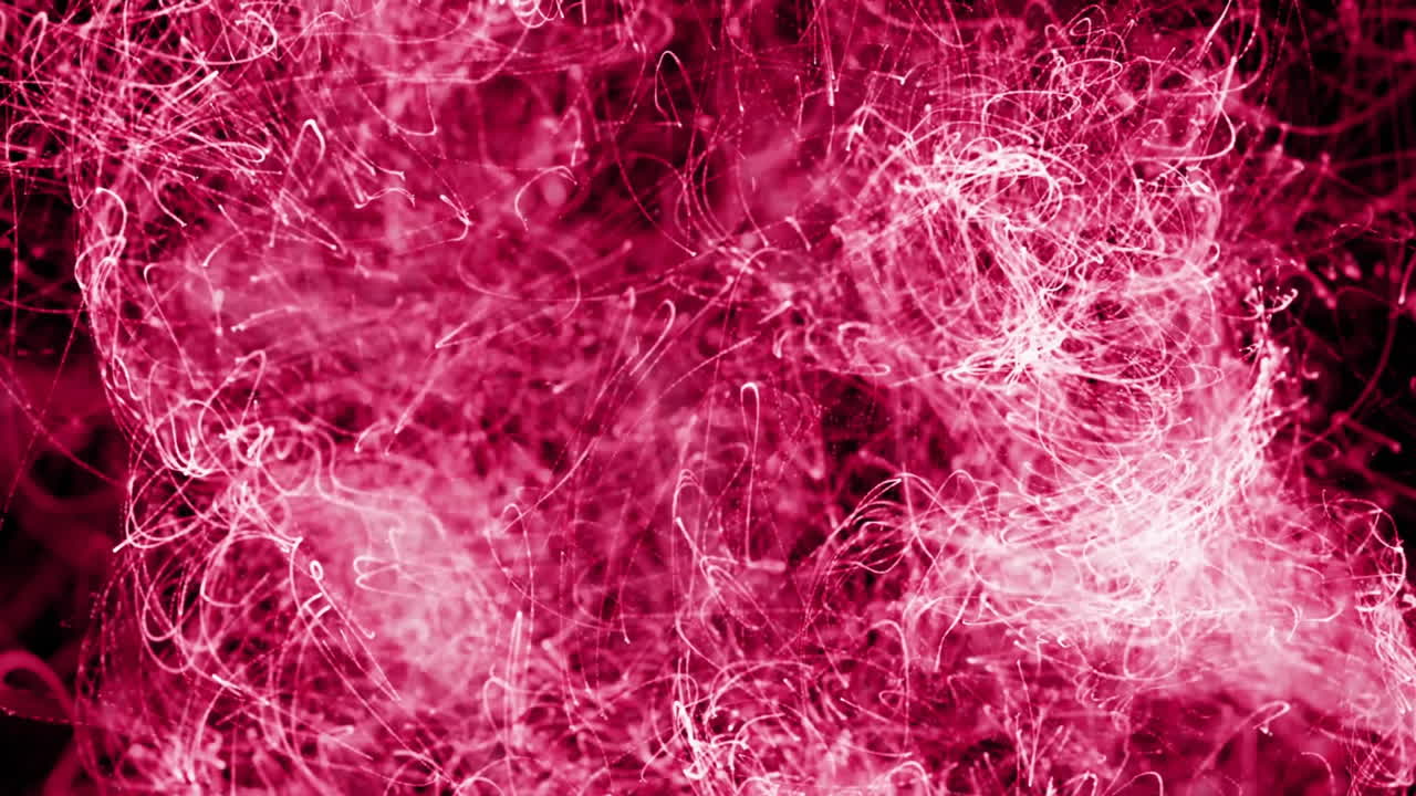 анимация световых следов на черном фоне