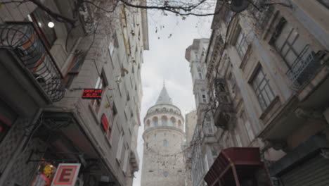 galata tower in istanbul, turkey